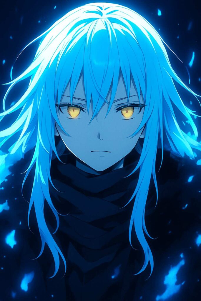 Rimuru Tempest main character from That Time I Got Reincarnated as a Slime