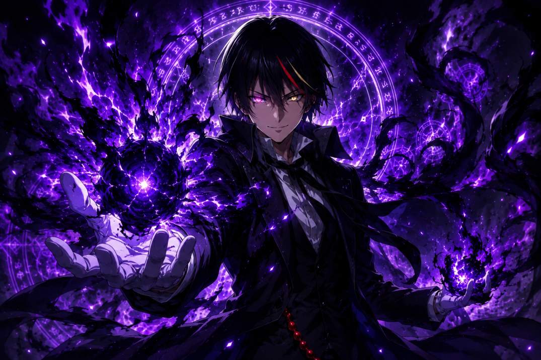 Diablo using his Ultimate Skill Azazel in That Time I Got Reincarnated as a Slime.