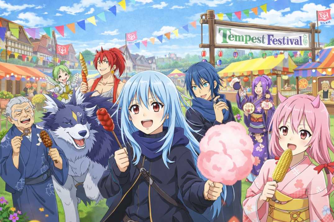 Tempest festival in Slime Diaries anime