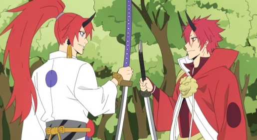 Hiiro and Benimaru reunion in Scarlet Bond Movie