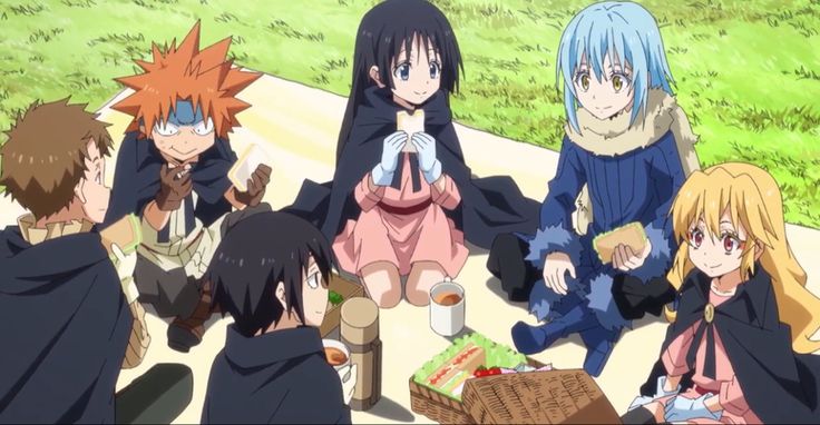 Rimuru teaching children in Slime Diaries