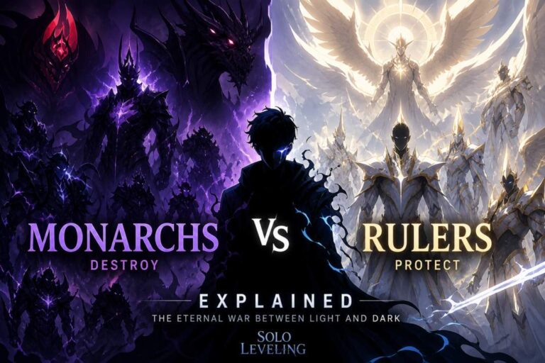 Monarchs vs Rulers Solo Leveling